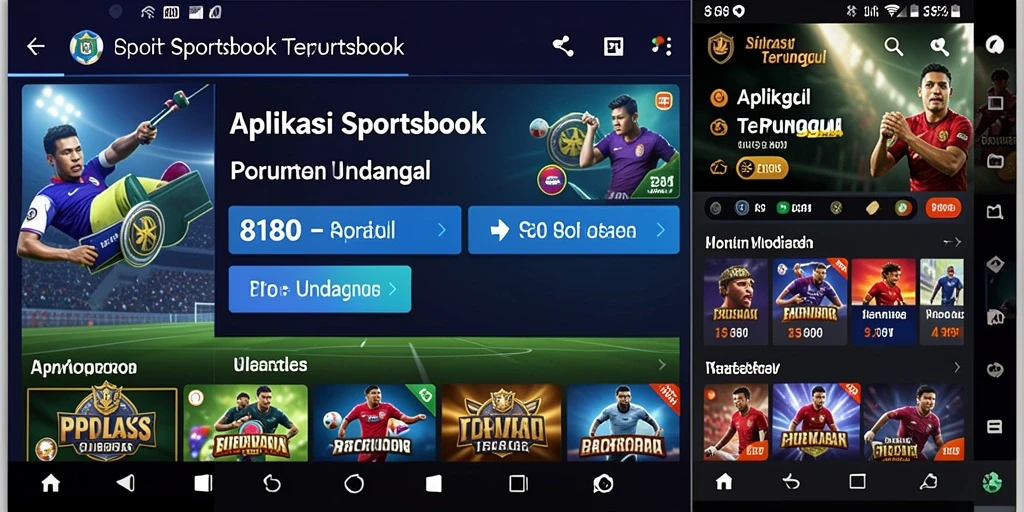 Tampilan gameplay aplikasi Sportsbook 8180 yang menarik dan interaktif.