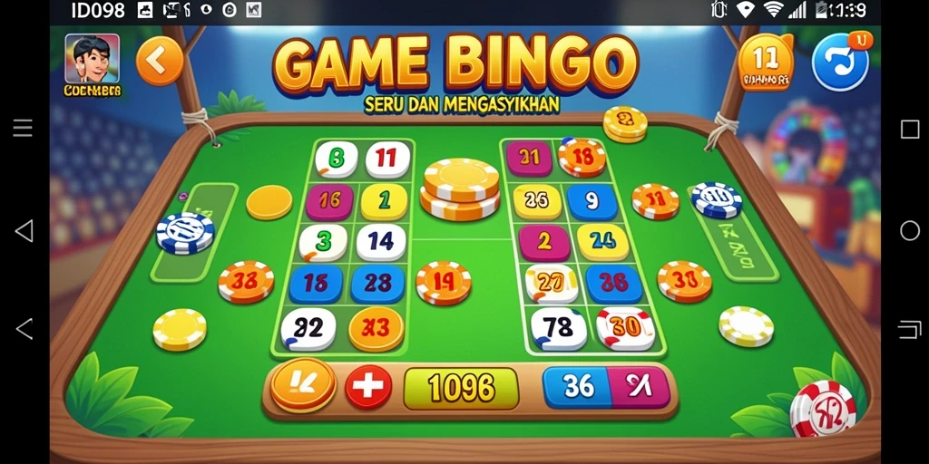 Tampilan gameplay seru dalam aplikasi Bingo ID098.