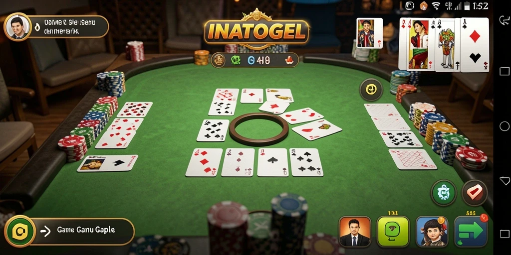 Tampilan gameplay INATOGEL yang menarik dan seru.