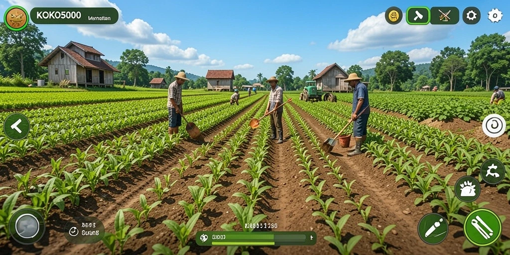 Tangkap momen seru bertani di KOKO5000 dengan beragam tanaman.