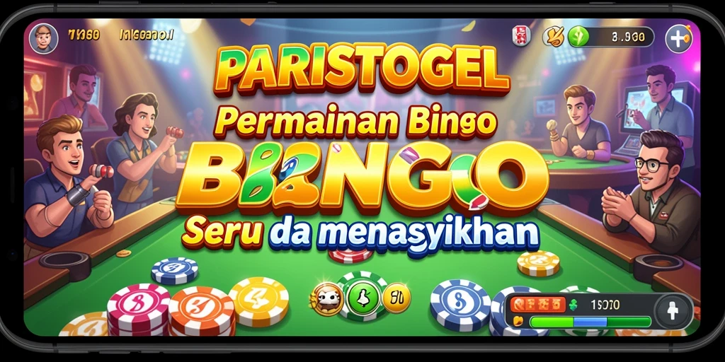 Screenshot gameplay Bingo penuh warna dan menarik.