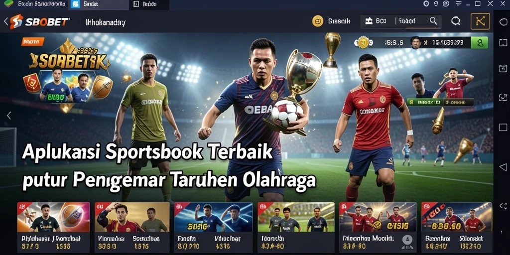 Screenshot SBOBET menampilkan antarmuka taruhan olahraga yang interaktif dan mudah digunakan.