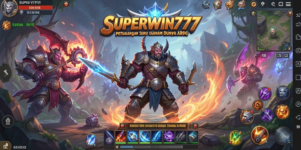 Screenshot gameplay SUPERWIN777 menampilkan aksi seru dan dunia yang luas.