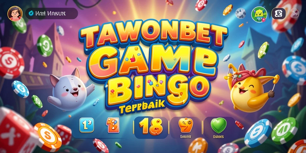 Tampilan gameplay menarik dari Bingo TAWONBET dengan grafis yang memukau.