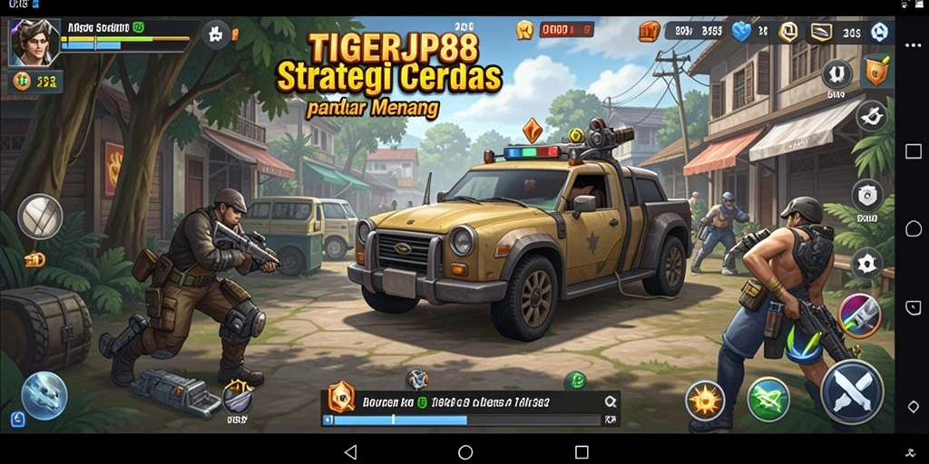 Screenshot gameplay menunjukkan aksi mendebarkan di TIGERJP88.
